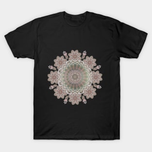 Elegant Abstract Art Mandala-Power-Flow T-Shirt